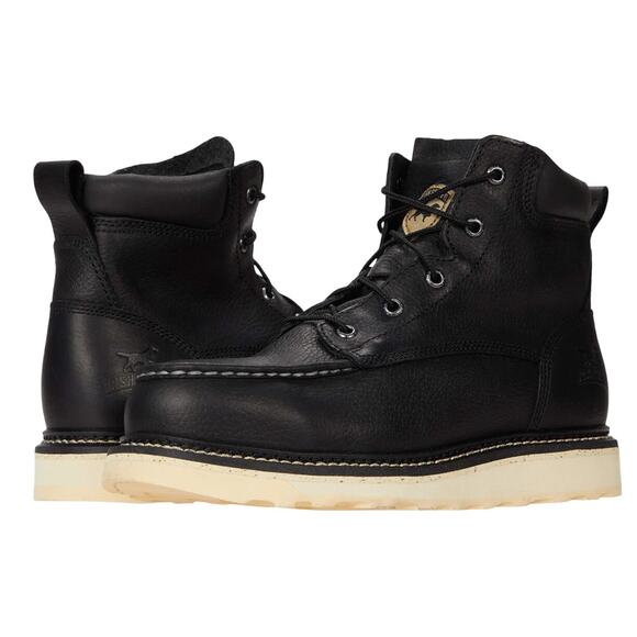 Irish Setter Men Ashby 6" Ankle Work Boot US 10 D Black Leather Aluminum Toe NIB - Picture 1 of 12